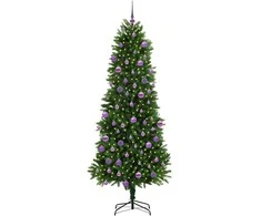 Kalėdų eglutė su 300 LED s stovu Žalia 240 cm PE