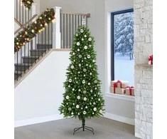 Kalėdų eglutė su 300 LED s stovu Žalia 240 cm PE