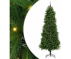 Kalėdų eglutė su 300 LED s stovu Žalia 240 cm PE