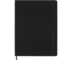 Kalendermärkmik Moleskine PRO 2027 13x21cm, nädal V, kõvad kaaned, must