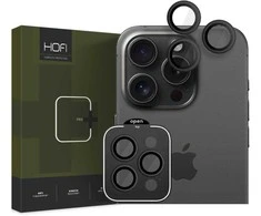 Kameros apsauga Apple iPhone 15 Pro / 15 Pro Max Hofi AluCam Pro+ juodos spalvos