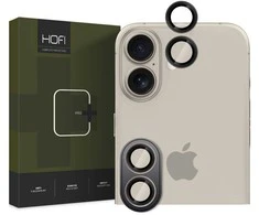 Kameros apsauga Apple iPhone 16 / Apple iPhone 16 Plus HOFI CamRing Pro+ juodas