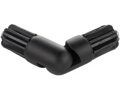 Kampinė jungtis DOMOLETTI 90220165, Ø19 mm, juoda