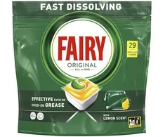 Kapsulės indaplovei FAIRY ALLINONE LEMON 29VNT