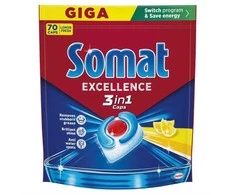 KAPSULĖS INDAPLOVIŲ SOMAT LEMON 70 VNT