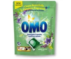 KAPSULĖS SKALBIMO OMO Baltas ORCHID 42VNT
