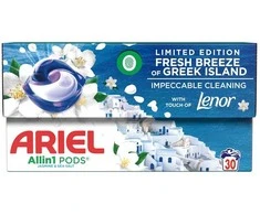 Kapsulės skalbimui ARIEL FRESH BREEZE 30SK