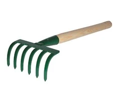 KARD GRABKI MAŁE 6-ZĘBÓW Z TRZONKIEM 30cm