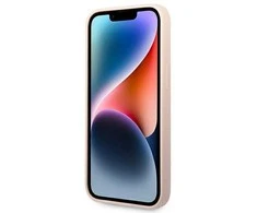 Karl Lagerfeld KLHMP14SSSKCI iPhone 14 6.1" kietas dėklas šviesiai rožinis / šviesiai rožinis silikoninis Karl &amp; Choupette Magsafe dėklas