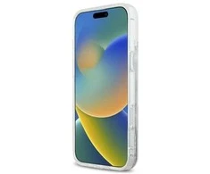 Karl Lagerfeld KLHMP16MLGKISGH Apple iPhone 16 Plus 6.7" dėklas telefonui skaidrus Liquid Glitter Karl Head MagSafe