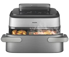 Gruzdintuvė Philips 5000 Steam Megabasket NA565/02 Air Fryer, 9,5 L - Stainless Steel