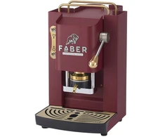 Kavos aparatas FBR Faber Pro Deluxe Cherry Raudona Messing