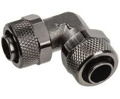 Kein Hersteller Adapteris 90 degrees 13/10mm to 13/10mm – nickel juodas