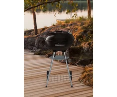 Anglinis grilis Mustang Basic 43, juodos spalvos, 47.5 x 44.5 x 74 cm
