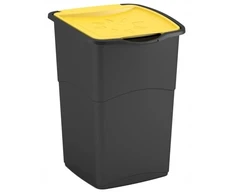 Keter CURVER ŠIUKŠLIADĖŽĖ „KORAL BIN” 47L /JUODA/ GELTONA
