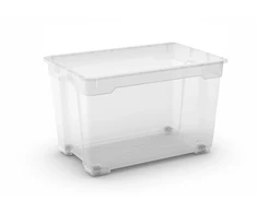 KETER DĖŽĖ 52L R-BOX 56x38x36cm XL SKAIDRI