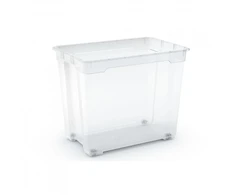 KETER DĖŽĖ 76L R-BOX 56x38x47cm SKAIDRI