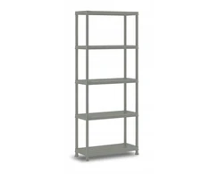 KETER Plastikinė sandėliavimo lentyna 5 lentynos 75 x 32 x 176 cm PILKA