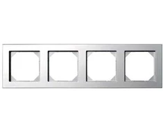 Keturvietis rėmelis LIREGUS EPSILON, metalo spalvos