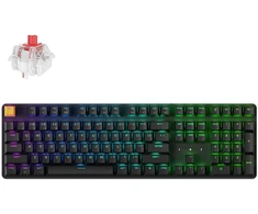 Keychron J5 Wireless (KJ5-H1) – US išdėstymas – Hot-Swappable Super Raudona – Juodas (Juoda) Mechaninė Belaidė Žaidimų Klaviatūra