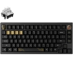 Keychron Juodas Myth Wukong Wireless (WKD-20) – US išdėstymas – TTC Bluish Baltas – Juodas (Juoda) Mechaninė Belaidė Žaidimų Klaviatūra
