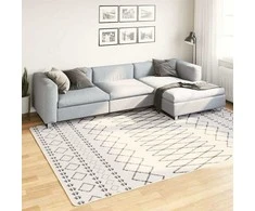 Kilimas, juodos ir baltos spalvos, 190x300cm, neslystantis