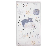 Kilimas vidaus Splendid BEAR Printed baltas/pilkas 160 x 120