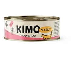 Kimo vištiena &amp; Tuna konservai katėms su vištiena ir tunu, 70 g
