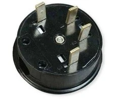 Kištukas LIREGUS VŠ/EŠ 25-001 4X25A, juodos spalvos