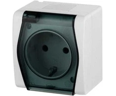 Kištukinis lizdas ELEKTRO-PLAST HERMES2, IP44