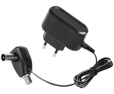 Kiti TV antenai maitinimo šaltinis 12V 0.1A, sieninis, stabilizuotas su TV kištukas – F lizdais