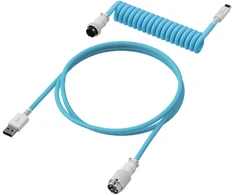 Hewlett Packard (HP) HP HyperX USB-C suvyniotas kabelis lemputė Mėlyna-Baltas