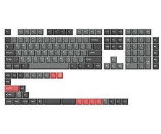Klaviatūra Keychron Double Shot Cherry PBT Full Keycap Set | Dolch Raudona