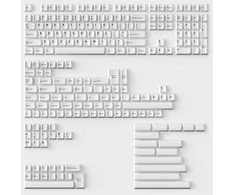 Klaviatūra Keychron Double Shot Cherry PBT Full Keycap Set | Juodas on Baltas – BOW