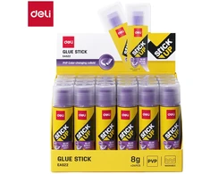 Klijai Deli 8g violetinės spalvos