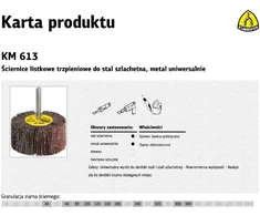 Klingspor K.ŚCIERNICA LT 20*15*6 P80 KM613