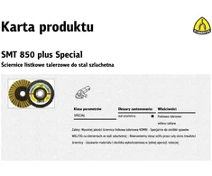 KLINGSPOR ŚCIERNICA LISTKOWA KOMBI SMT850 125mm COARSE