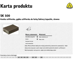 Šlifavimo kaladėlės KLINGSPOR SK 500 P150