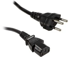 Kolink power cord Switzerland SEV 1011 (Type J, T12) to IEC C13 connector – 1.8m