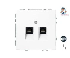 Kompiuterio lizdas LIREGUS MODERN, 2vt., mat. baltos spalvos