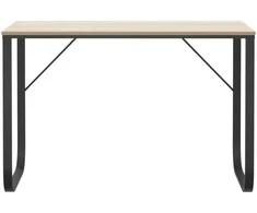 Kompiuterio stalas, juodos ir ąžuolo spalvos, 110x60x73cm, MDP