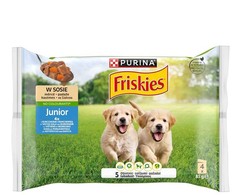 Konservai jauniems šuniukams Friskies, 4x85 gr.