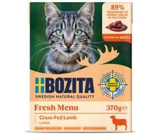 BOZITA Fresh Menu ėriena padaže - šlapias kačių maistas - 370g