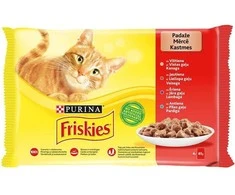 Konservai katėms "FRISKIES®" su mėsa rinkinys 0.340 kg