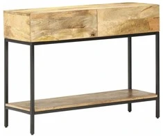 Konsolinis staliukas, 100x35x76cm, mango medienos masyvas