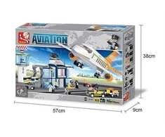 Konstruktorius Sluban Aviation Airport M38-B0367, plastikas