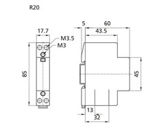 Kontaktorius Eti, 20A, 1.6kW