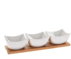 Excellent Houseware KOOPMAN RINKINYS INDELIŲ SU PADĖKLIUKU 4DALYS