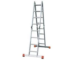Krause Kopėčios aliuminės sulankstomos MONTO MultiMakic 120694, 4 x 4, darbinis aukštis 5,5 m.