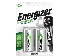 Kraunami elementai Energizer C 2500 mAh, 2 vnt.